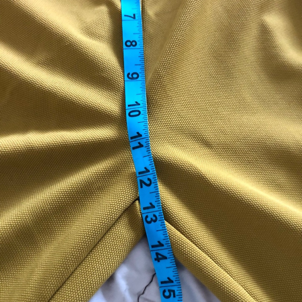 NWT Elegant Mustard Wide-Leg Pants - Picture 6 of 9